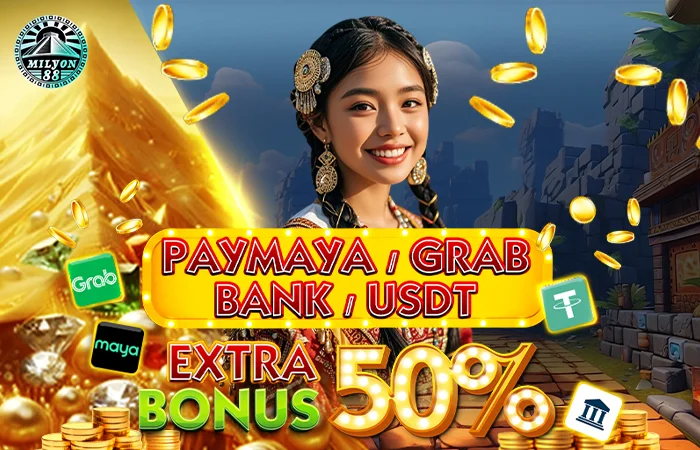 Milyon - Paymaya / Grab / Bank / USDT Extra Bonus 50 %!